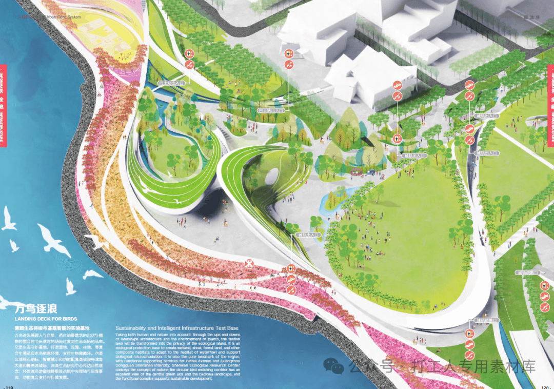 深圳湾超级总部基地中央绿轴与片区景观系统设计国际咨询