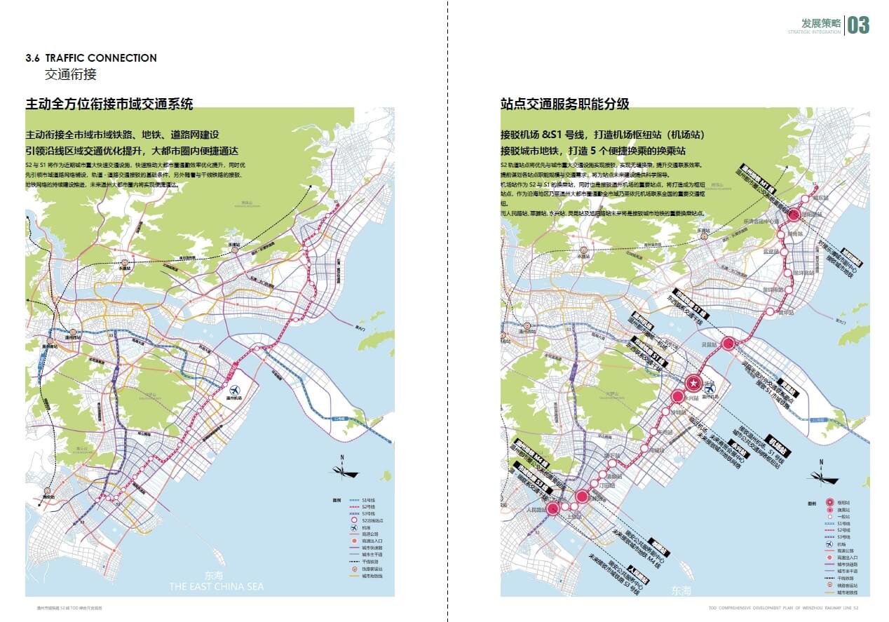 温州市域铁路S2线TOD综合开发规划【蕾奥整合+悉地两套】（373+207页，163+112M）【WY066】