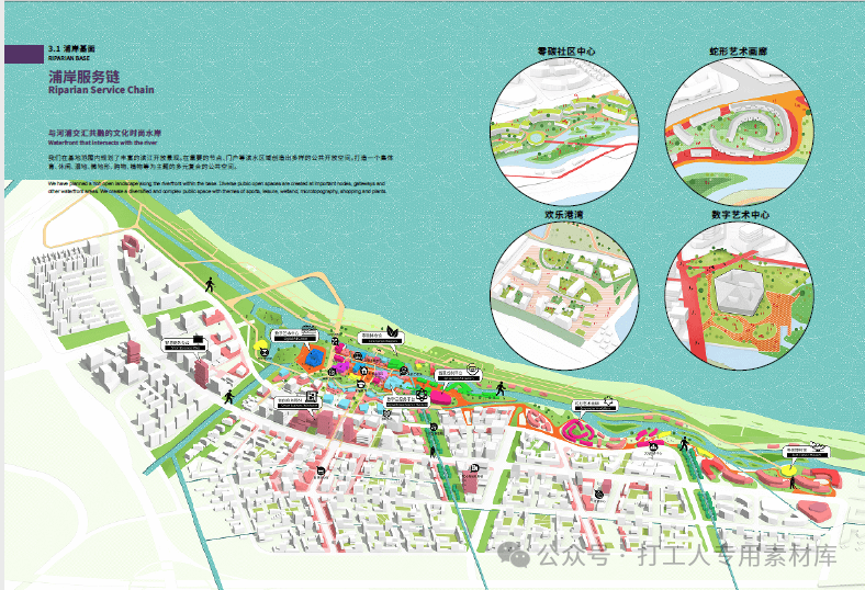 杭州三江汇防洪堤周边地区城市设计及绿心公园东江嘴片区方案设计【蕾奥+MLA+浙大院】（124页，961M）【WY178】