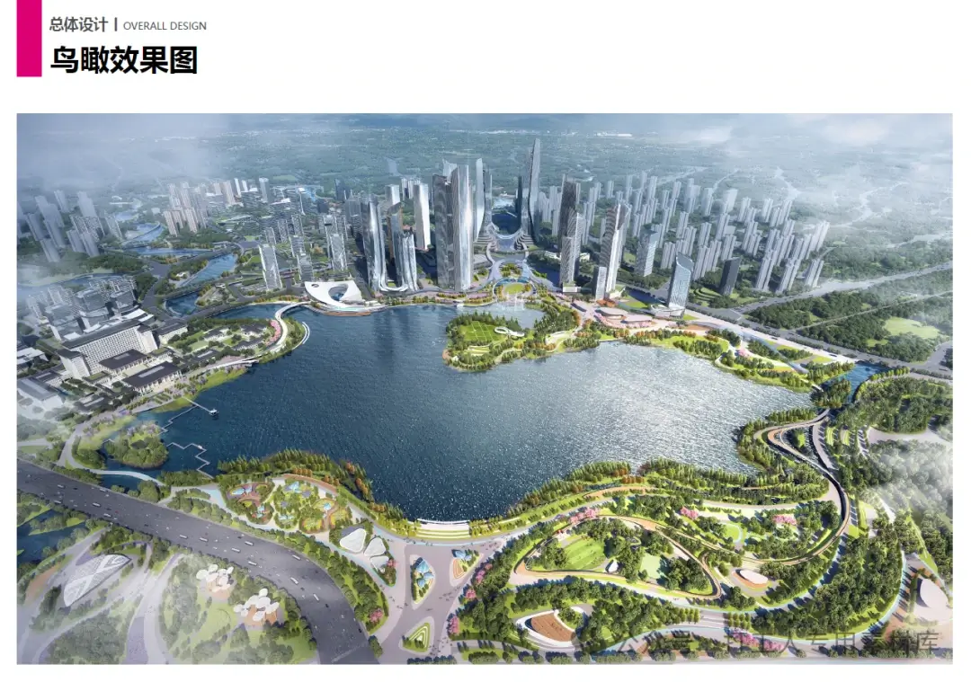 广州知识城九龙湖核心区环湖城市设计——中新科技文化艺术中心5个项目（85P，310M）【WB265】