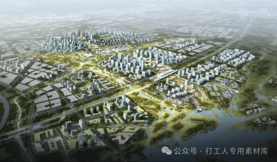 长沙市南部新城空间发展战略规划（188P，138M）【WY635】