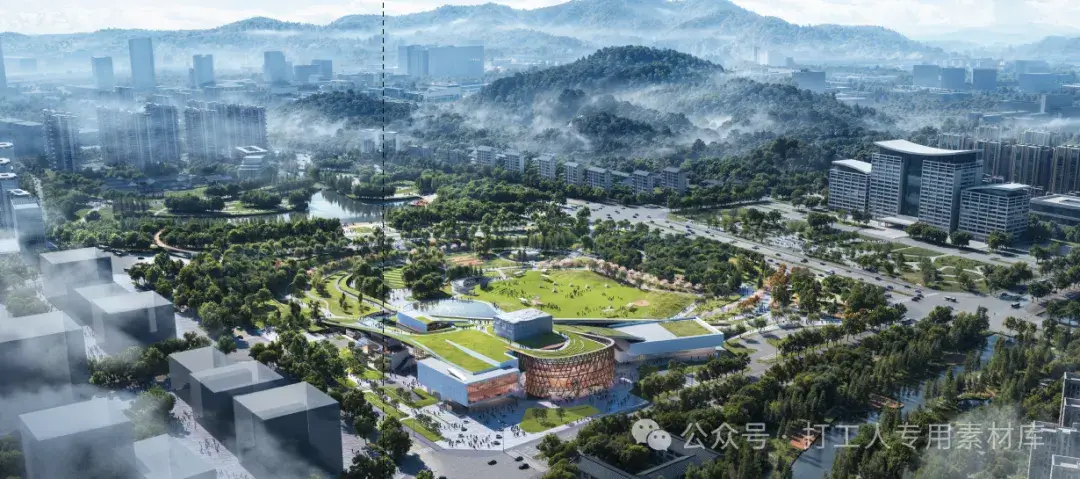 上饶市广丰区文化艺术中心项目规划建筑方案【悉地】(202P,512M)【WY609】