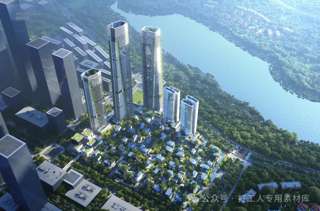 深圳联泰超总湾国际中心建筑方案设计（6套，1.1G）【WY855】