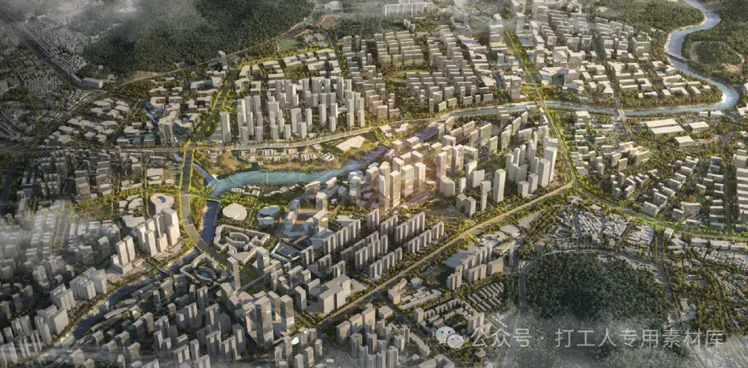 深圳市龙岗河活力发展带城市设计竞赛（2套，471M）【WB299】