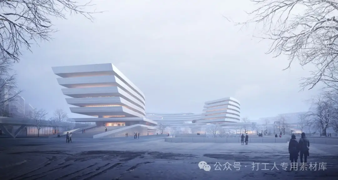 中国民航大学宁河校区二期（C区）工程创意方案【华工】（92P，107M）【WY821】