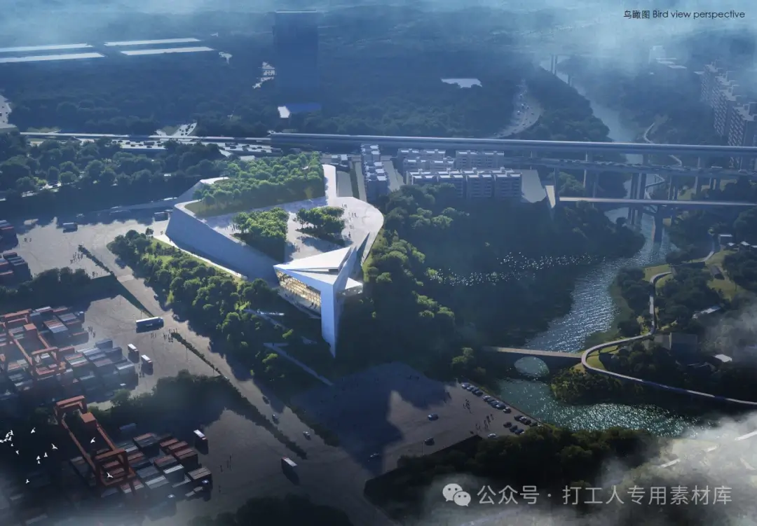 重庆寸滩国际新城展示中心建筑设计（57P，91M）【WY877】