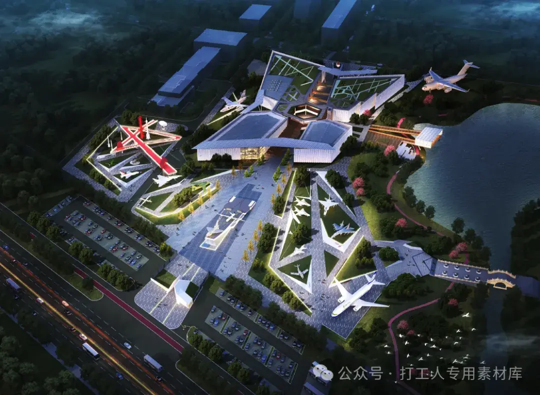 西北工业大学博物馆室外展场景观设计方案（85P，47M）【WY886】
