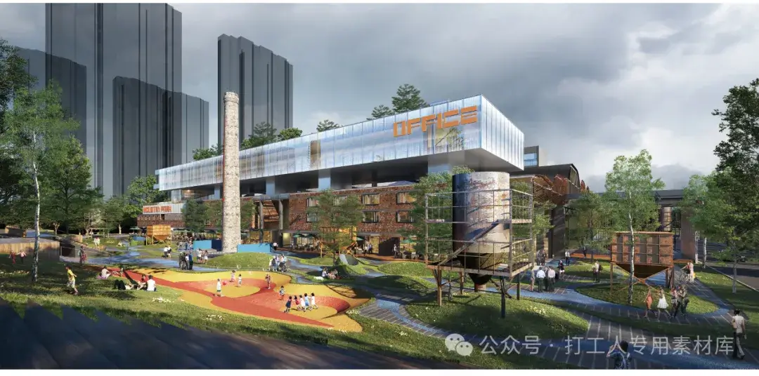 济南机床一厂地块厂房改造建筑方案设计（112P，309M）【WY844】