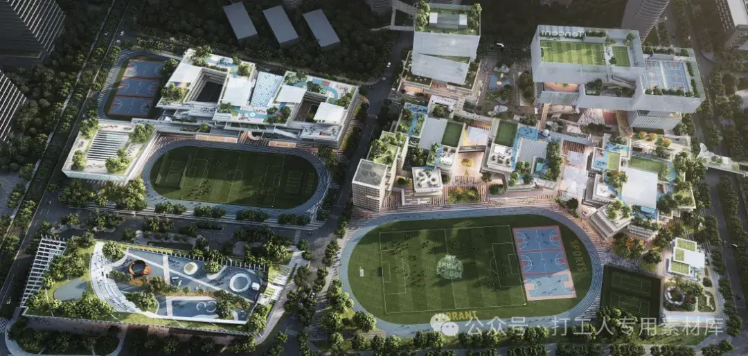 深圳腾讯大铲湾项目DY05学校、活动中心、综合车站建筑概念设计 （105P，96M）【WY872】