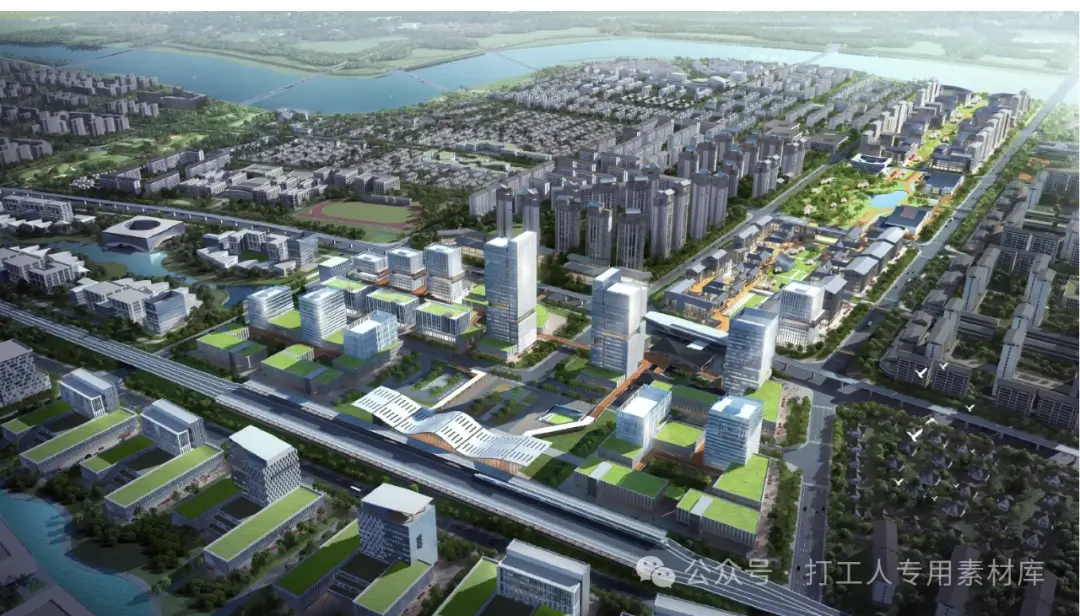 成都天府牧山数字新城起步区城市设计【同济】（52P，31M）【WB382】