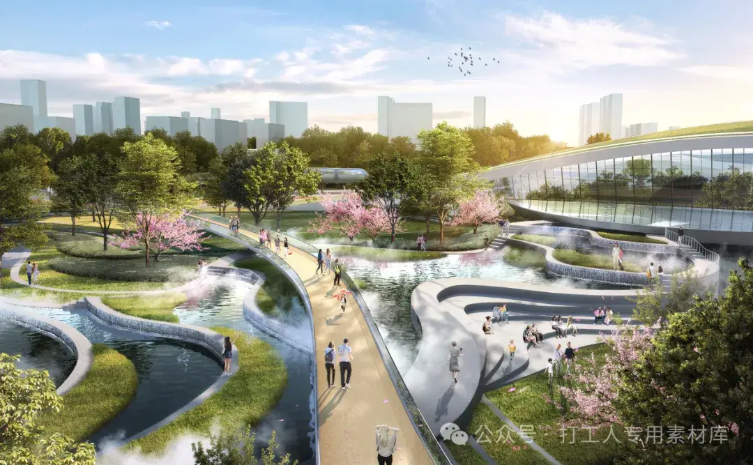 杭州城西 CBD 生态文化轴方案设计暨建筑景观设计方案征集(深化成果) 【深规院】（253P，578M）【WY366】