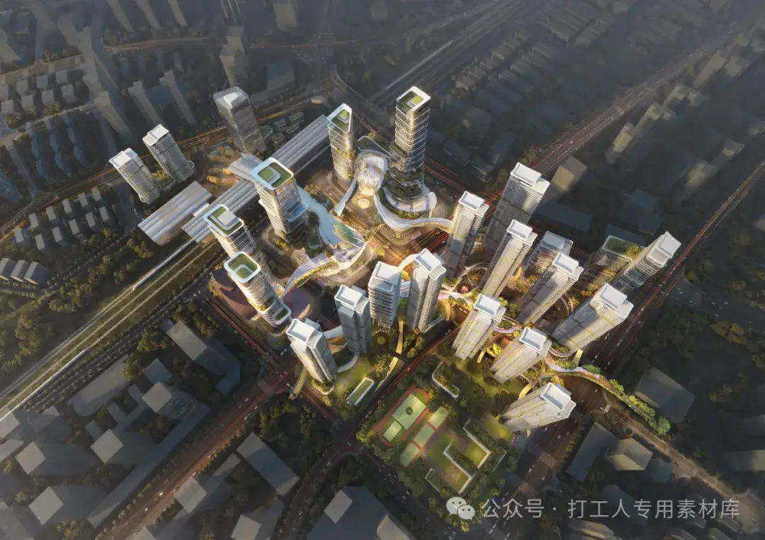 深圳平湖枢纽地区城市设计概念方案（169P，89M）【WB351】