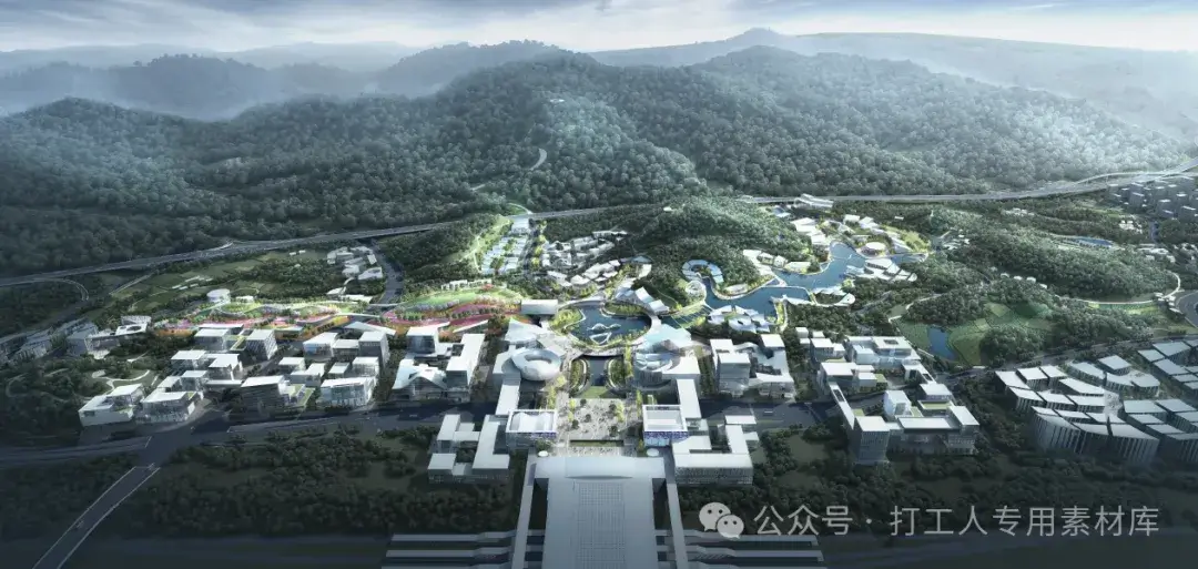 义乌高铁站北广场区块控制性详细规划及城市设计（184P，125M）【WB389】