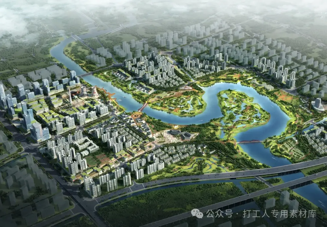 扬州三湾城市设计概念方案（98P，63M）【WB383】