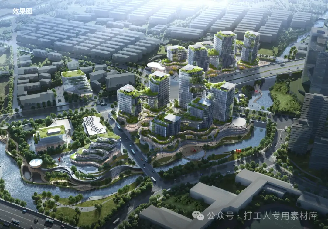 宁波鄞州区仇毕片区低碳数字产业园综合开发项目汇报（135P，347M）【WB350】