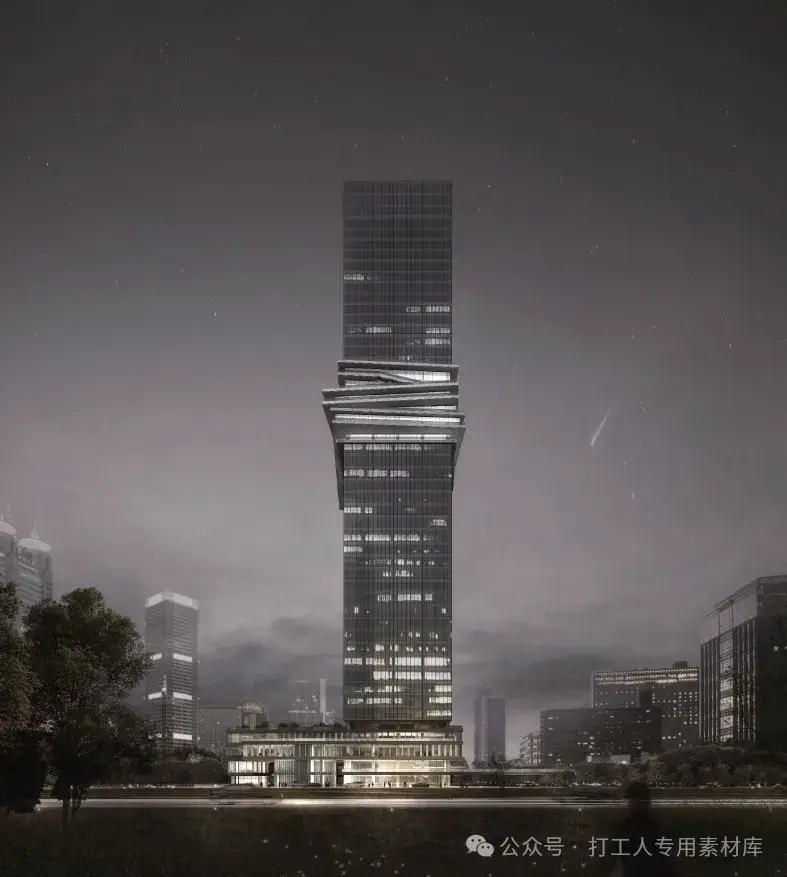 深圳湾超级总部DU06-01地块建筑方案设计（121P，44M）【WB362】