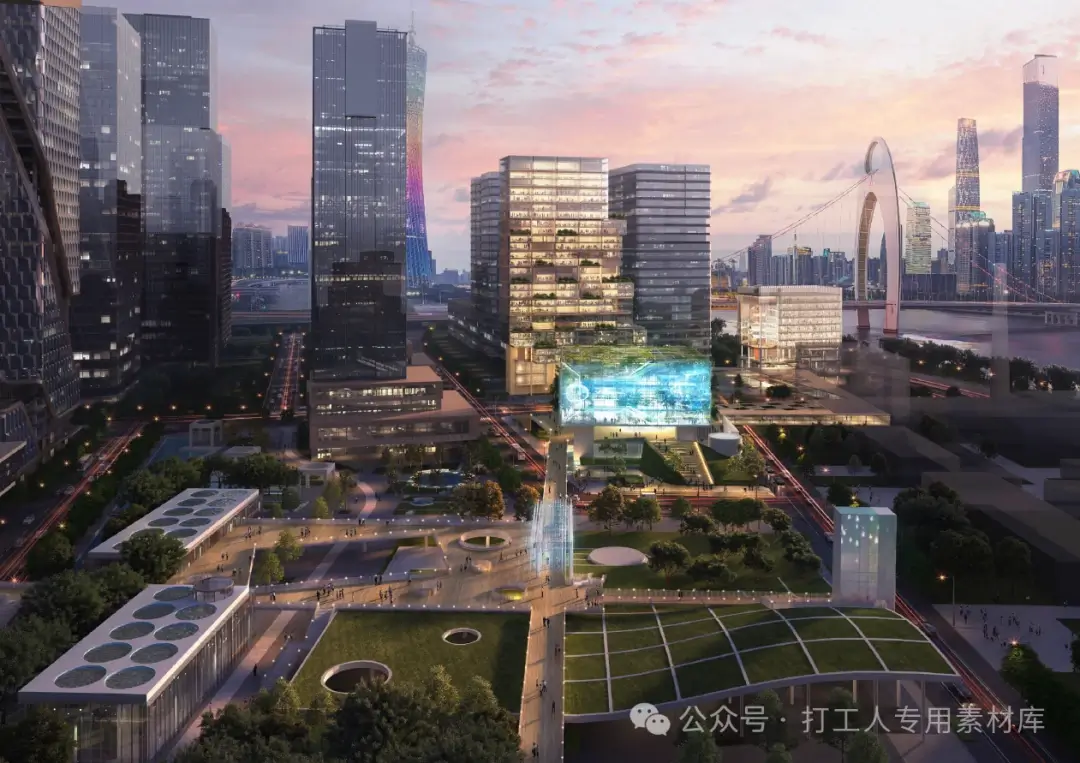 广州琶洲西区地块商业建筑方案（269P，68M）【WB344】