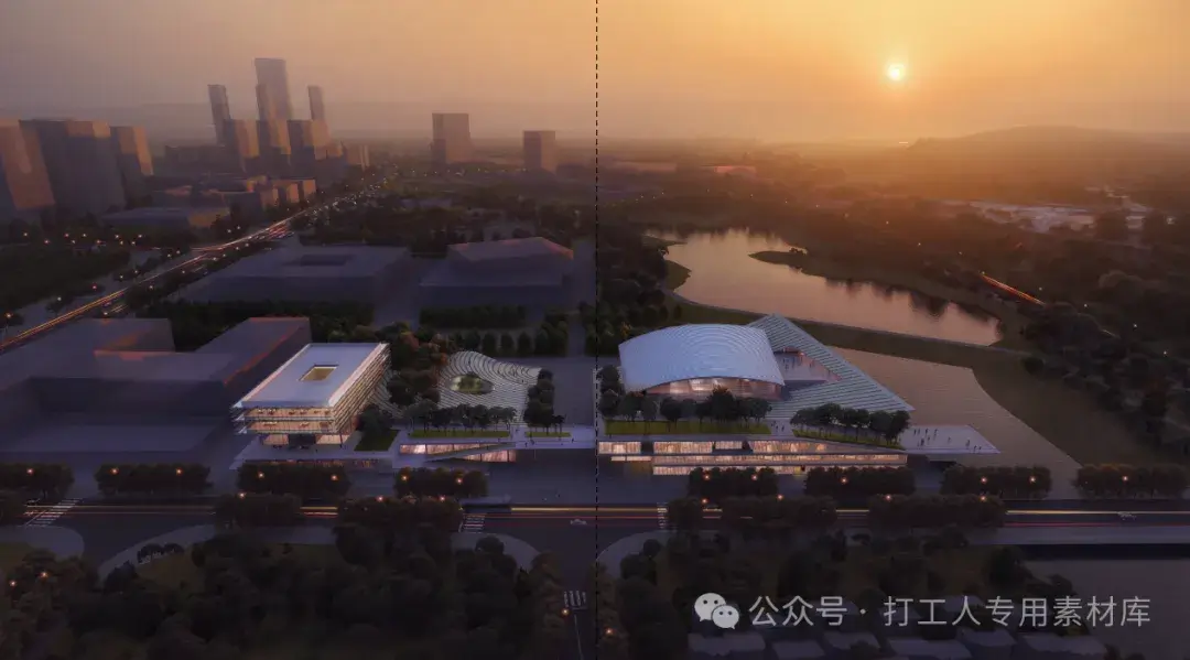 深圳市深汕合作区规划展览馆（含党群服务中心）、档案馆项目建筑设计【悉地】（91P，182M）【WY862】
