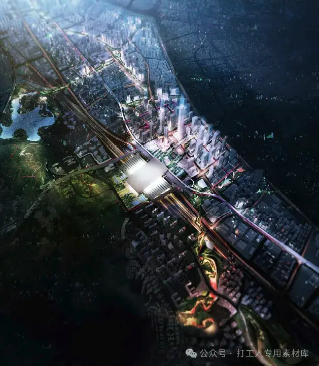 深圳北站商务中心区城市绿谷景观规划设计国际咨询 （210P，261M）【WB337】