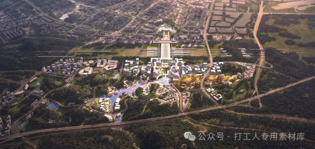义乌高铁站北广场区块控制性详细规划及城市设计（184P，125M）【WB389】