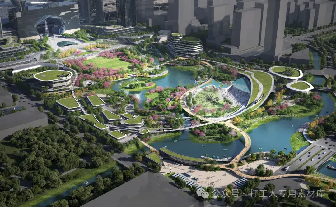 杭州城西 CBD 生态文化轴方案设计暨建筑景观设计方案征集(深化成果) 【深规院】（253P，578M）【WY366】