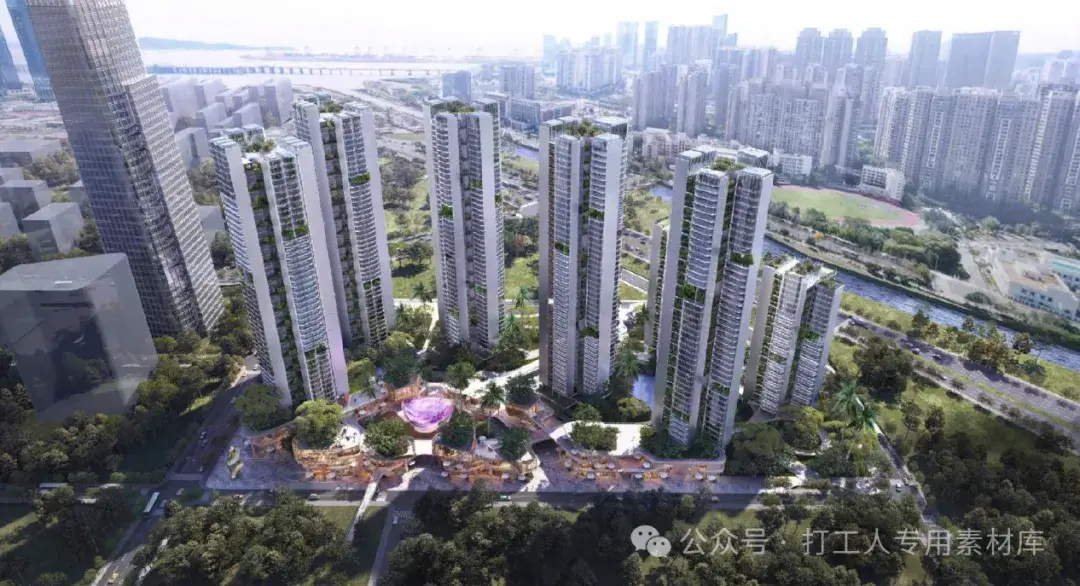 深圳市前海蛇口自贸片区桂湾T201-0168地块项目建筑方案设计（4套，129M）【WB311】