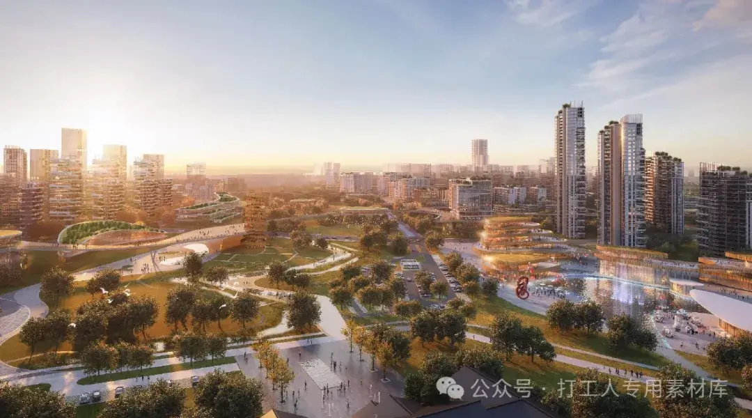 成都青龙湖未来公园社区城市设计【清华大学】（76P，50M）【WB405】