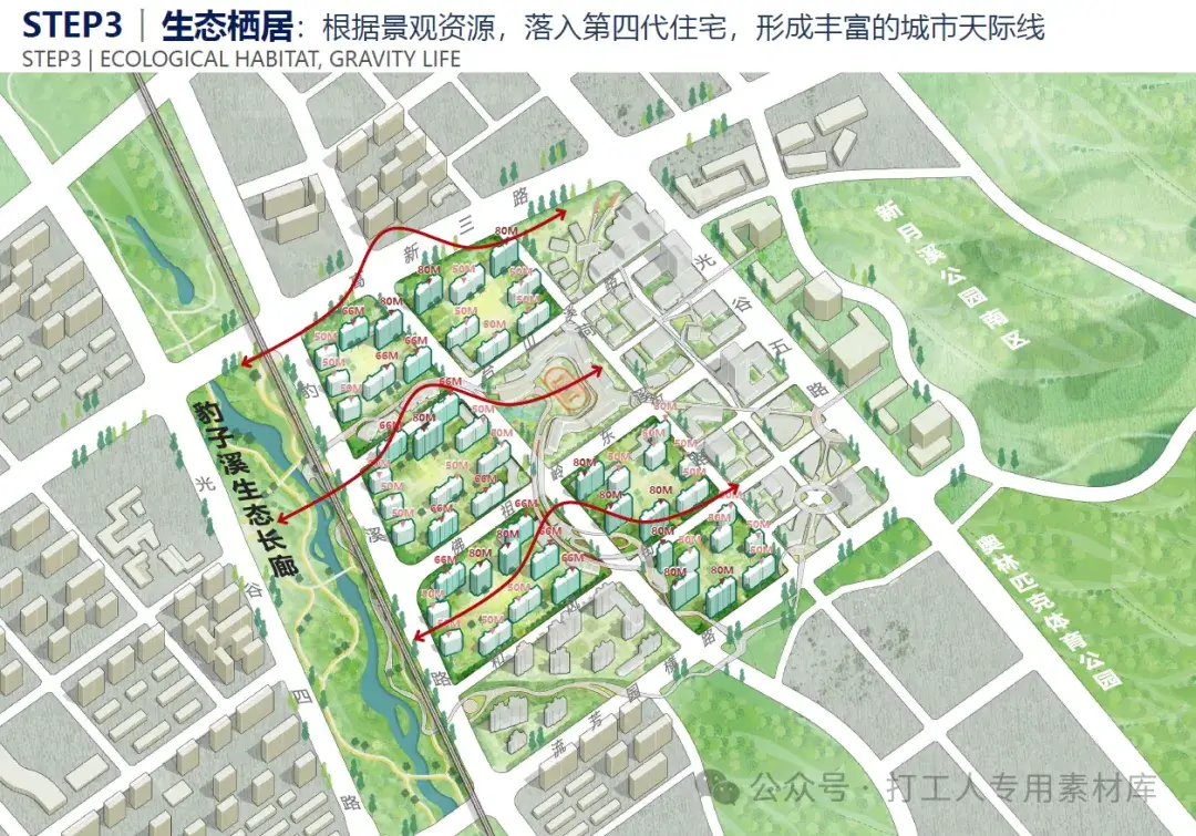 武汉光谷中南片完整社区规划研究设计（109P，63M）【WB509】