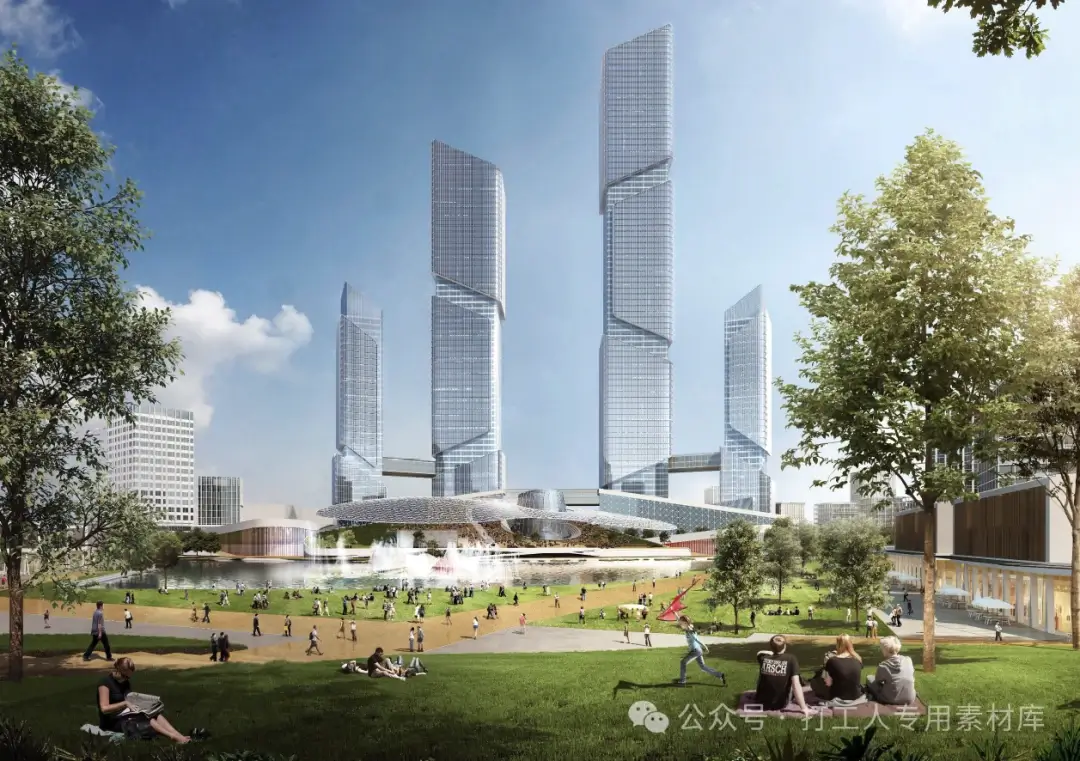 成都天府中央商务区总部基地城市设计深化方案【Gensler】（123P，36M）【WB513】