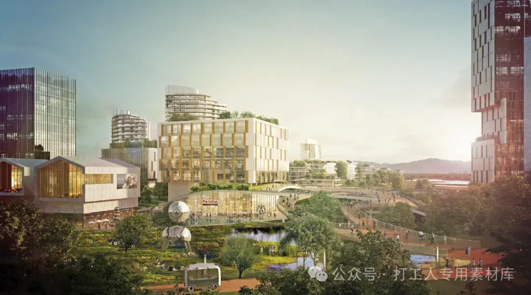 成都青龙湖未来公园社区城市设计【清华大学】（76P，50M）【WB405】