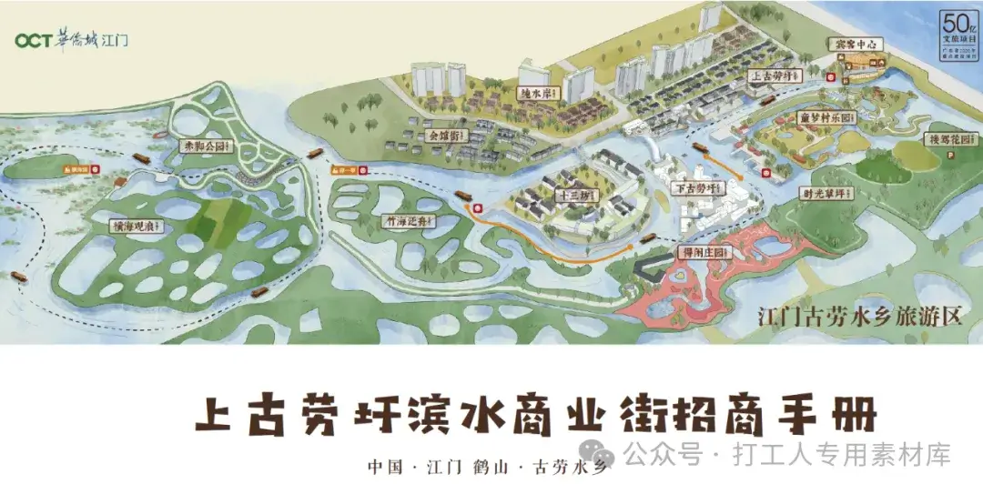 江门上古劳圩滨水商业街招商手册（49P，47M）【WB428】