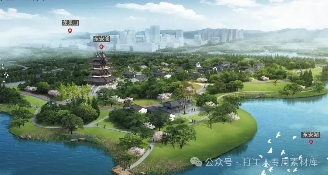 成都市东安湖公园景观设计（64P，180M）【WB492】