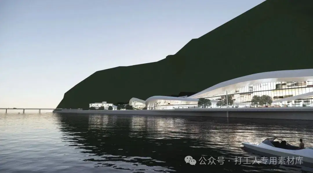 乐山峨边滨水公园文化商业综合体概念方案设计（61P，38M）【WB560】
