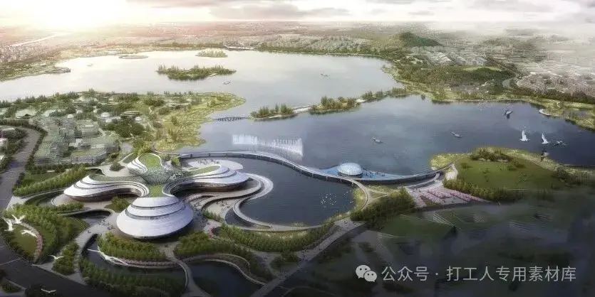 杭州余杭区南湖片区开发城市设计方案 （82P，119M）【WB614】