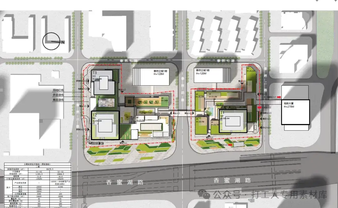 深圳深业泰然车公庙第一更新单元二期商业综合体建筑方案【Aedas】(69P,40M)【WB651】