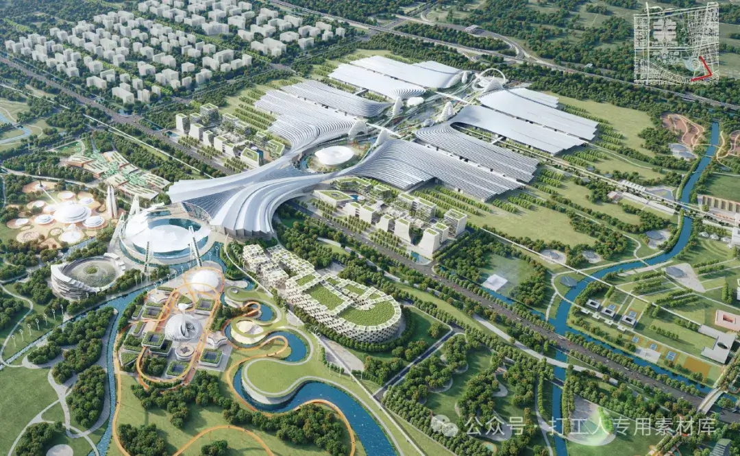 北京大兴国际机场临空经济区国际会展消费功能区设计方案（182P，435M）【WB649】