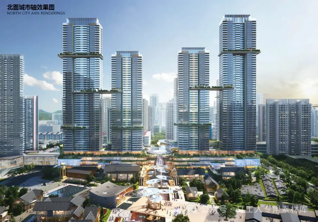 深圳皇岗村城市更新(一期)项目商业建筑方案设计【LWK】（210P，63M）【WB661】