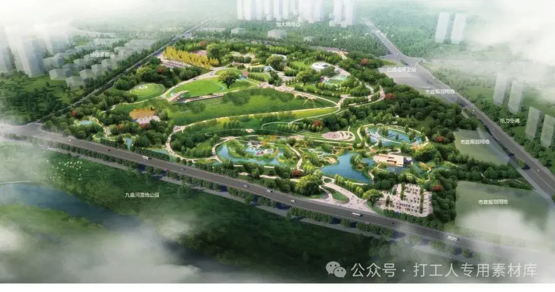 重庆金州公园景观设计（200P，469M）【WB653】