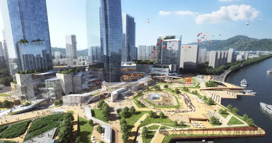 杭州富阳73号地块核心区概念设计方案【BENOY】(307P,200M)【WB781】