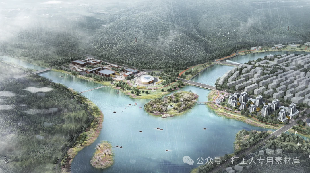 杭州市富阳区新登镇葛溪两岸城市设计(143P,50M)【WB720】