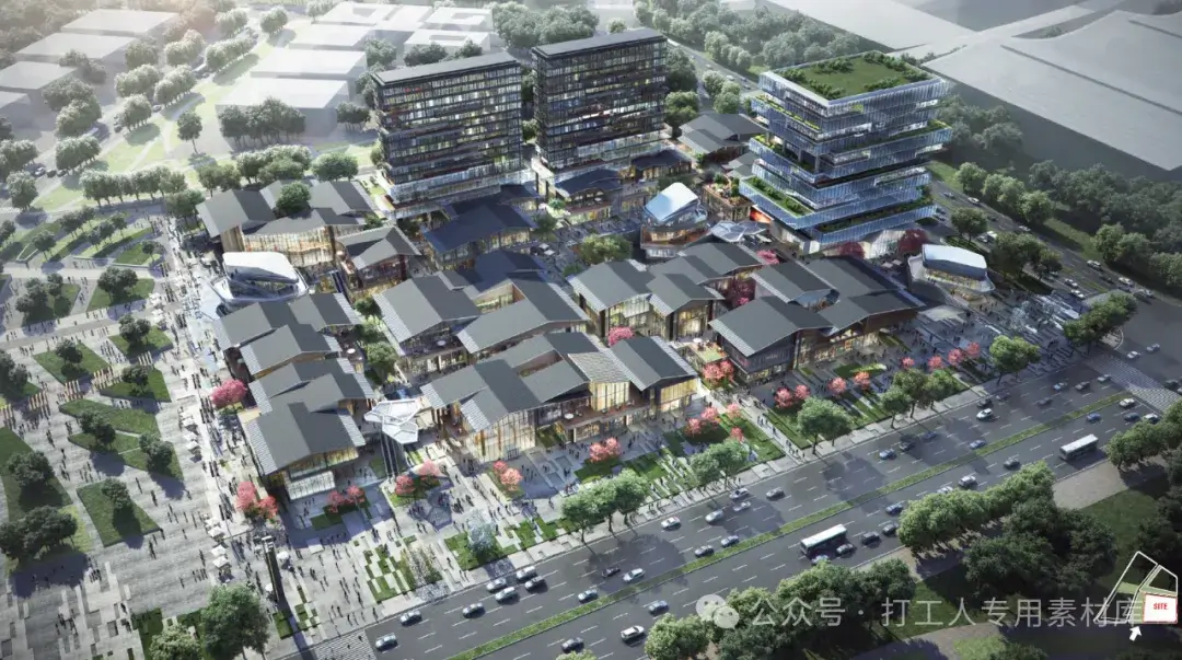 正定石家庄宾馆及商业街发展项目100%商业概念设计（113P，43M）【WB691】