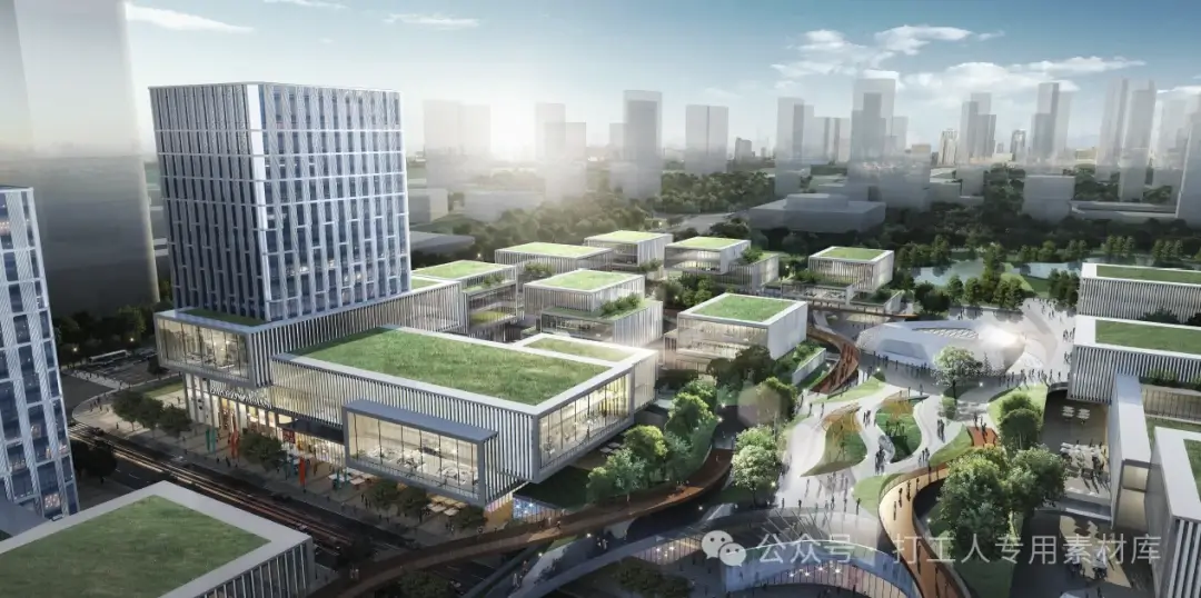 保定深圳园科创榫卯智汇芯园(BS07-02-03地块)M0项目建筑设计方案【华艺】(125P,243M)【WB698】