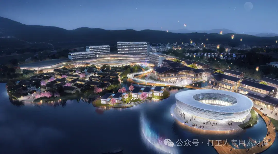 平泉北城文旅康养小镇中央公园景观概念设计【AECOM】(173P,176M)【WB733】