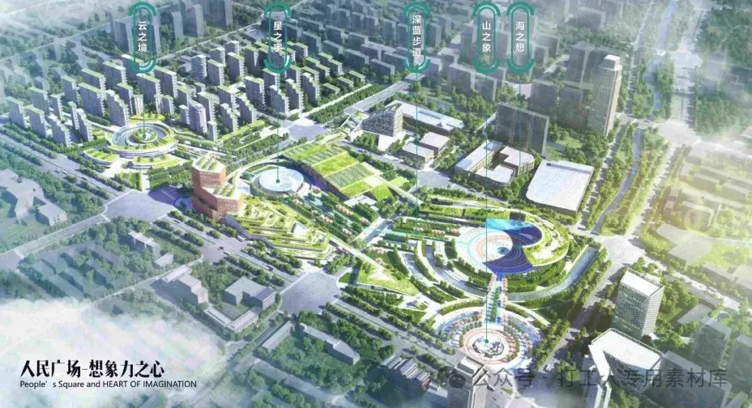 宁波象山人民广场TOD项目“想象力之心”建筑设计方案（282P，131M）【WB747】