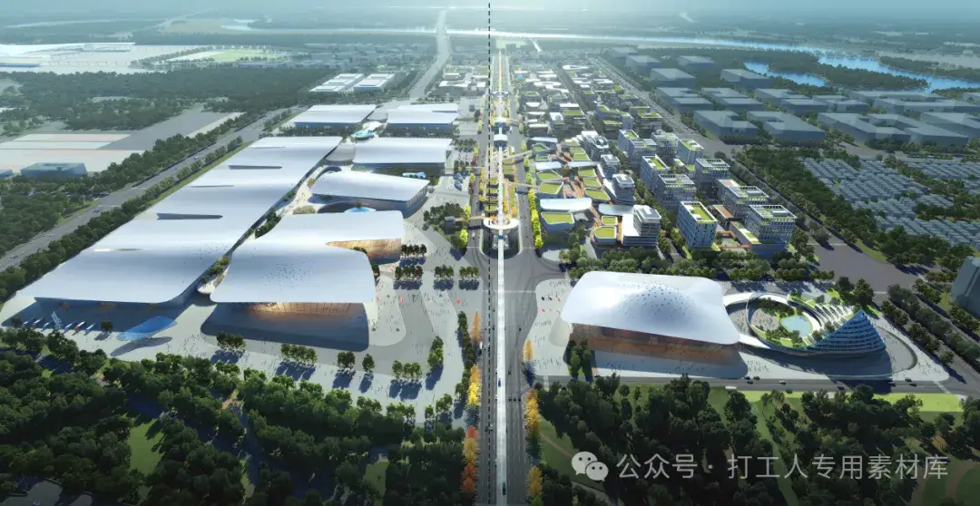 广州空港中央商务区项目设计方案(316P,345M)【WB687】