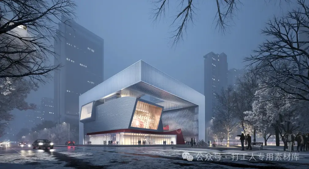 南京雨花核心区文化艺术中心建筑方案(71P,271M)【WB686】