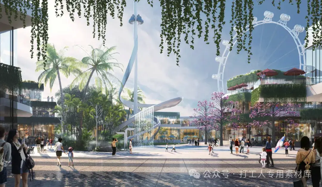 湛江欢乐海湾文化书城艺术街区景观方案(146P,66M)【WB797】