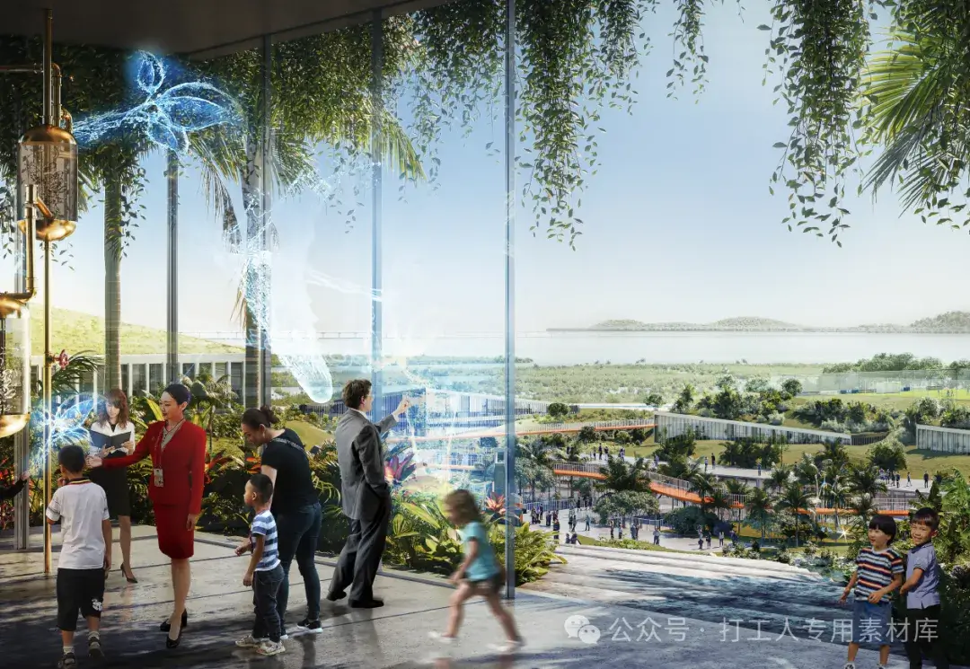 珠海横琴水质净化厂地块初步概念性设计方案（80P，245M）【WB756】