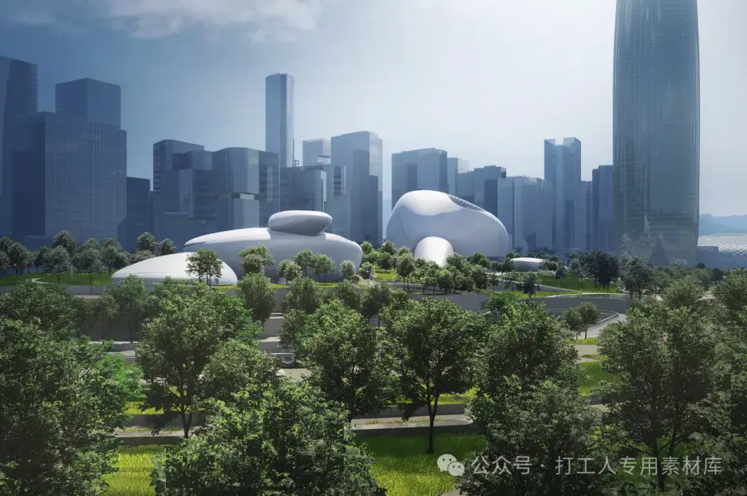 深圳湾文化广场创意设计馆和科技生活馆 建筑施工图设计100%【MAD+华东院】（124P，175M）【WB871】