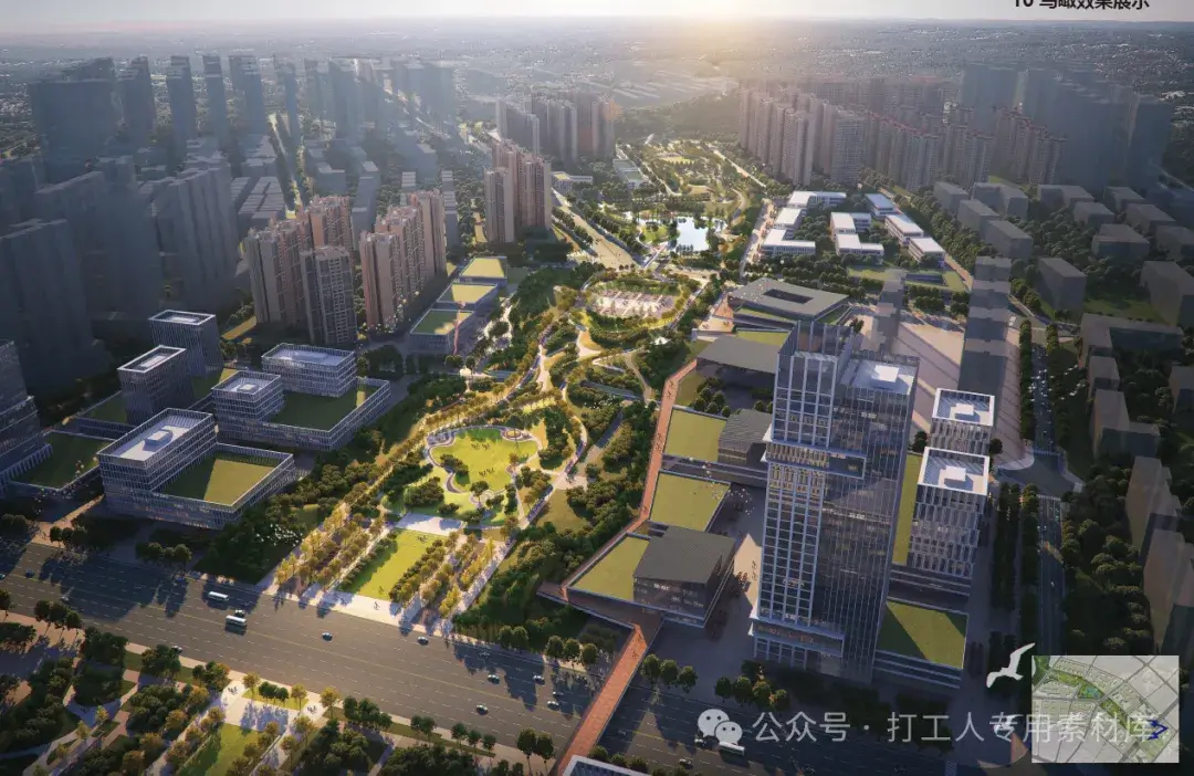 茂名玉都新区中心停车场及配套设施公园建设项目方案设计（295P，276M）【WB790】